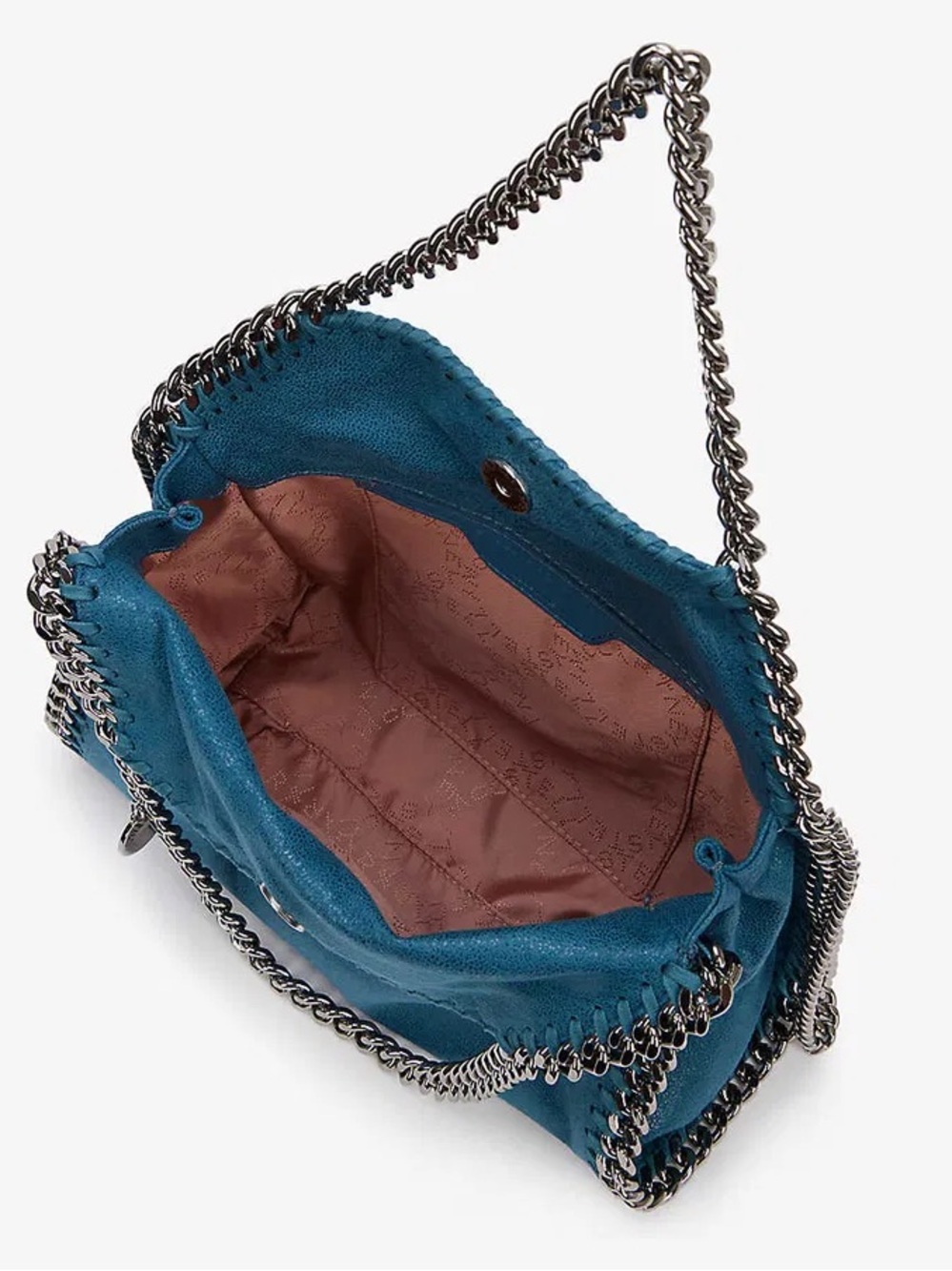 Stella McCartney Teal Chain-Trimmed Purse 💚 - Picture 4 of 12